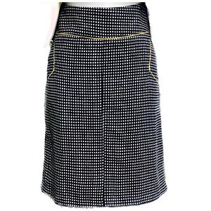 ModCloth Pencil Skirt Black and White Size Large